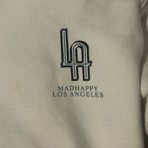 MadHappy sweatshirt, white, size small, rare graphic